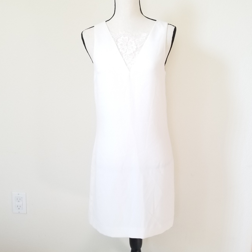 H&M Women's White & Lace Dress Size 4